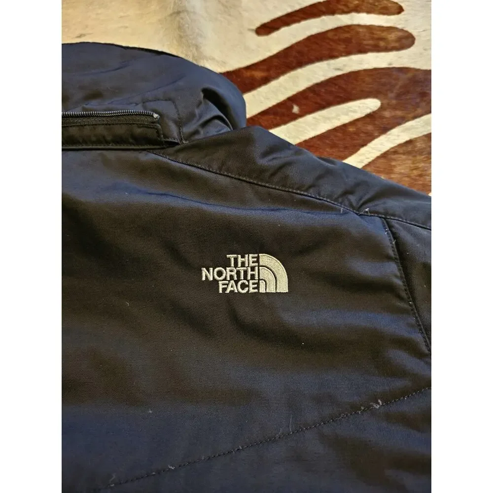 Men's Northface 600 Down RECCO Sz M Black Zippered Ski/Snow Jacket Puffer